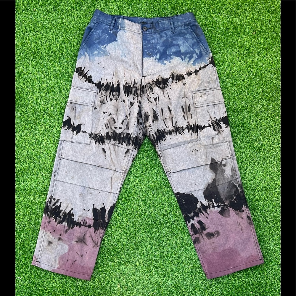 Rothco Men’s Military Style BDU Cargo Pants Size 33 X 30 Tie Dye Multicolor
